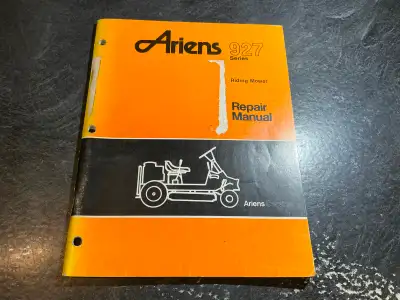 Ariens 927 Series Riding Mower Repair Manual, View more