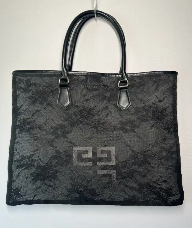 GIVENCHY black floral lace tote bag in Women's - Bags & Wallets in Sudbury - Image 2