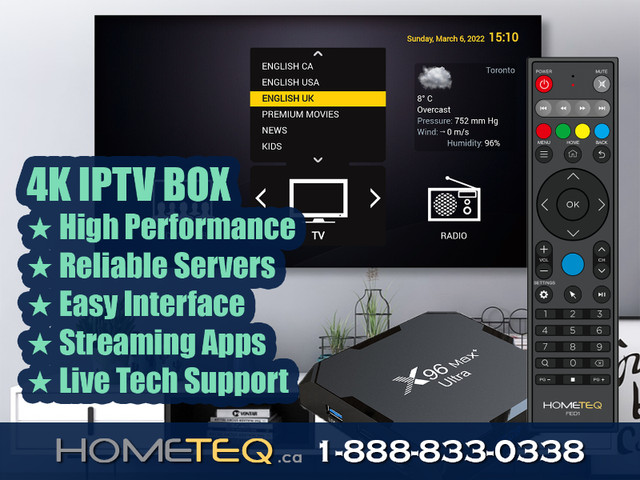 ★★★ Reliable 4K Android TV Box + IPTV Bundle @TO in General Electronics in City of Toronto