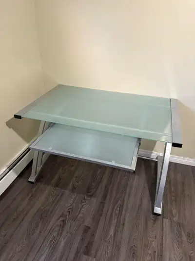 computer desk with keyboard tray, View more