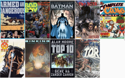 Graphic Novels: Armed and Dangerous (1995) $10 Bad Boy (1997) $10 Batman: Whatever Happened to the C...