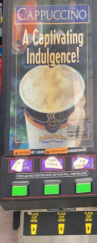 Commercial cappuccino machine