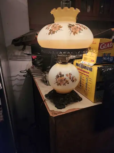 Vintage Floral Lamp, View more