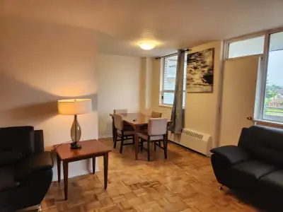 Fully furnished two bedroom apartment at 500 Dawes Road, Toronto