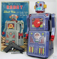 ** Old Tin Robot and Space Related & Other Old Tin Toys Wanted**