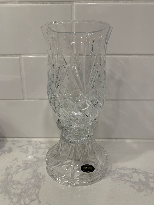 Party Lite 2 piece Savanah Hurricane crystal candle holder - new in Home Décor & Accents in Oshawa / Durham Region