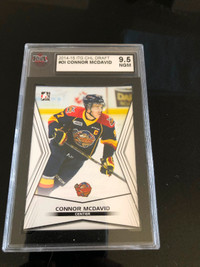 Connor Mcdavid rookie card graded 9.5