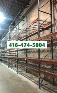 NEW and USED Pallet Racking Various sizes available 416-474-5004