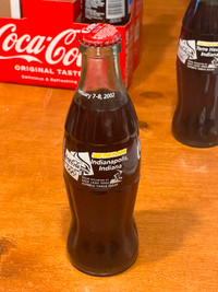 Coca Cola Bottle 2002 Salt Lake Olympic Torch Relay Indianapolis