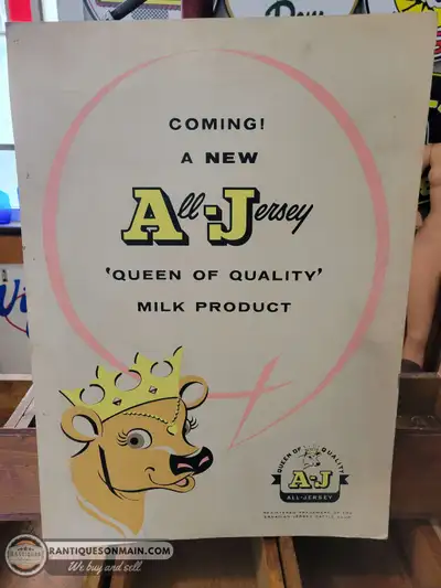 Vintage Jersey Cattle Club Poster, View more