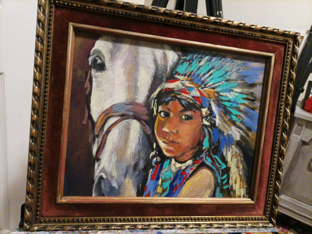 Original oil painting on canvas bord in Arts & Collectibles in City of Toronto - Image 9
