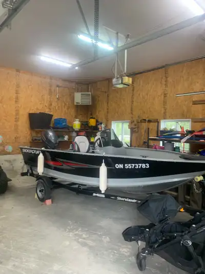 I am selling my 2018 Smoker Craft Pro Mag fishing boat, a reliable vessel equipped with upgraded mot...