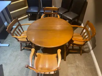Gibbard Dining Room Table + Four Chairs, View more