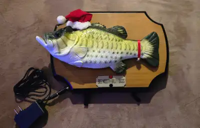 Christmas Big Mouth Billy Bass Talking Fish Collectible, View more