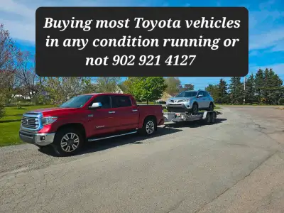 Buying Toyotas, Kia, Hyundai in any shape running or broke