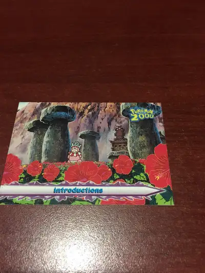 POKEMON THE MOVIE 2000, INTRODUCTIONS CARD # 13 OF 71 Hello buyer, If you see this announcement? ......