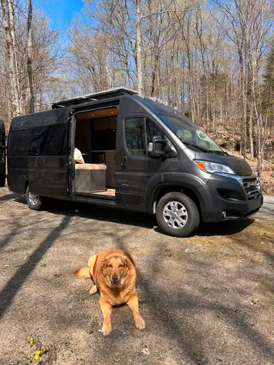 Véhicule : 2023 RAM PROMASTER 3500 F. UTIL EMP 159" T EL. LONG Odomètre : 46 000km Prix : 100 000$ N...