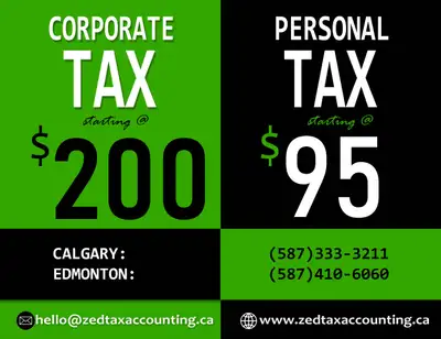 CPA Corporate Business Tax Accountant starting @ $200, View more