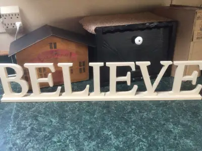 Believe sign, View more