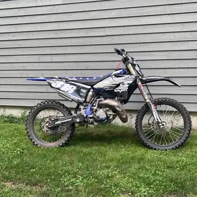 i’m looking to sell my yz125 for a truck usually starts in 2 kicks pipes dented but other than that...