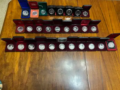 1971-1998 Canada Silver Dollar Set, View more