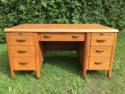 BUREAU EN CHÊNE MASSIF ****LIVRÉ CHEZ VOUS****, View more