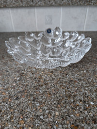 BEAUTIFUL ROYAL COPENHAGEN CRYSTAL SHELL BOWL FOR SALE.