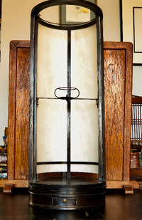 Antique Japanese Maru Andon [round floor lantern]