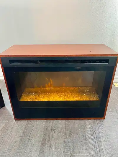 Electric fireplace / cheminée électrique, View more