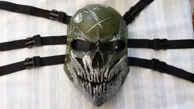"Demon Skull" cosplay mask, View more