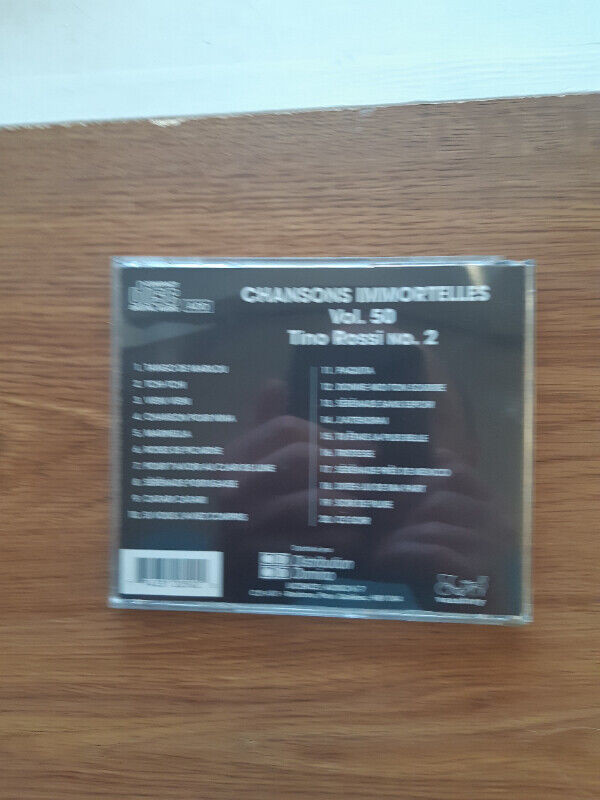 Cd musique Tino Rossi Vol 2 Music CD dans CD, DVD et Blu-ray  à Lévis - Image 3