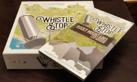 Whistle Stop + Rocky Mountains expansion, board game