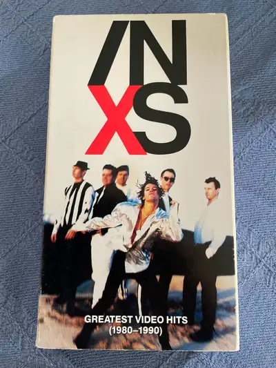 INXS – Greatest Video Hits (1980-1990) VHS tape 2 hours with 24 video hits Label: A*Vision Entertain...