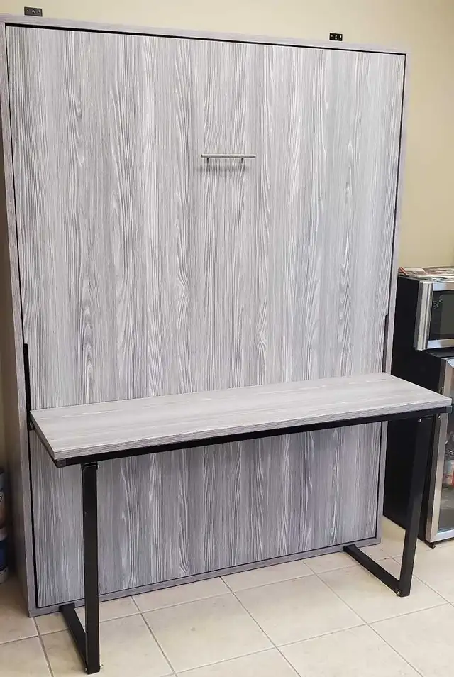 Queen size wall Murphy bed for sale near in Beds & Mattresses in Peterborough - Image 2