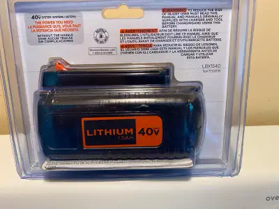 40V Black & Decker battery for weed trimmer. , View more