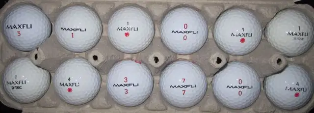Recycled Golf Balls Top Flite/Maxfli/Wilson... in Golf in Markham / York Region - Image 3