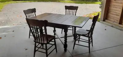 wood table and chairs, View more