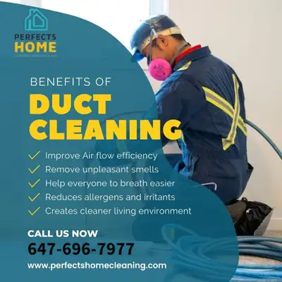 Flat Rate Duct Cleaning Service for $100 (647-696-7977), View more