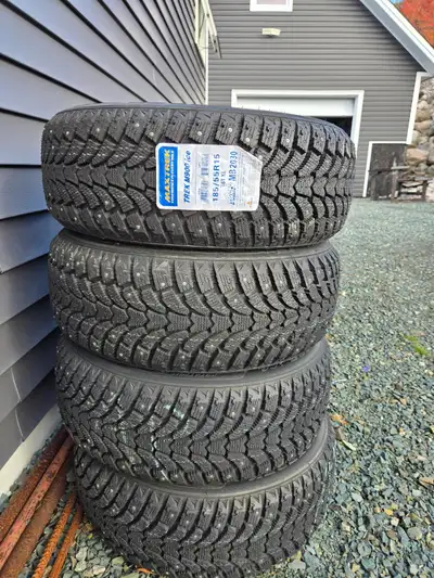 Never put on any vehicle, bought the wrong size trying to get back some money. studded