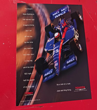1997 TOYOTA RACING DEVELOPMENT TRD RETRO F1 GRAND PRX AD