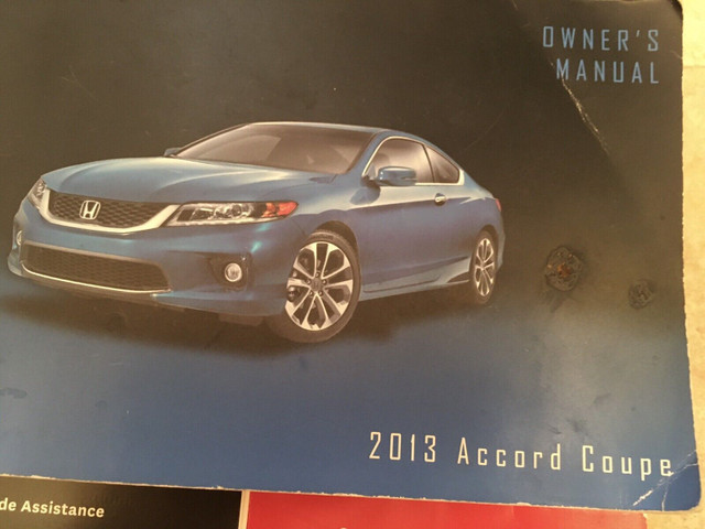 Honda Accord Coupe Owner’s Manual in Boat Parts, Trailers & Accessories in Ottawa - Image 2