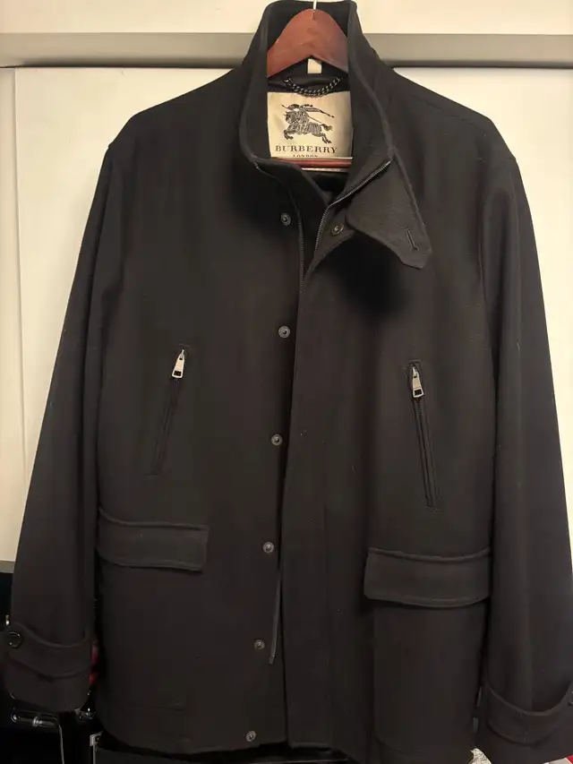 Like New Men’s Burberry Wool Winter Coat XXL in Men's in City of Toronto - Image 2