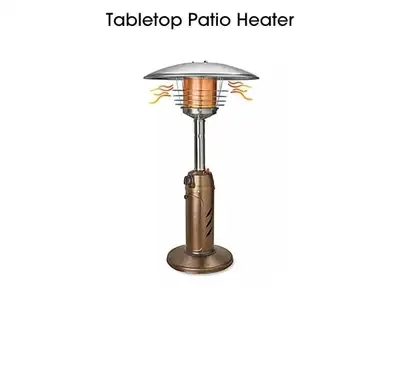 Uline Tabletop Patio Heater, View more
