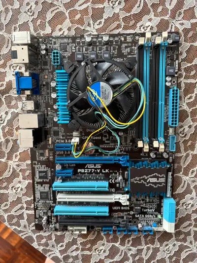 I am sending mainboard ASUS P8Z77-V LX - Desktop computer motherboard, 1155 socket,dd,Z77,HDMIr3,ATX...