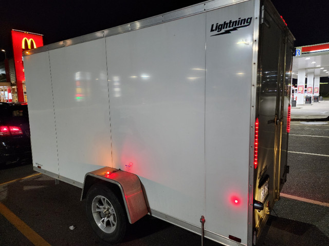 2021 Bluewater Full Aluminum 6x12x6 + V Nose Enclosed Trailer in Cargo & Utility Trailers in Windsor Region - Image 3