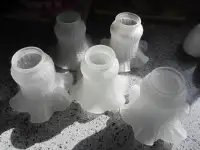 Globes en vitre pour luminaires à donner