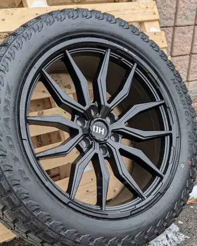 NEW 22”HD Grit(6x135/6x139)+275/50/R22 Snows-F150/Escalade/Sierra/Yukon/Tahoe Set of Brand NEW Authe...