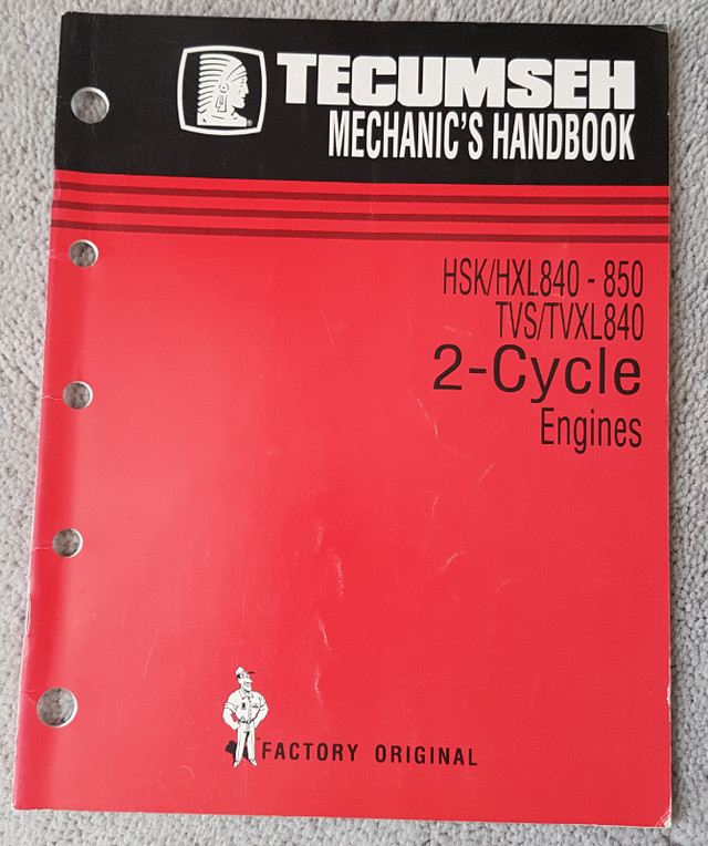 TECUMSEH MECHANIC'S HANDBOOK (1 of 2) in Non-fiction in Petawawa