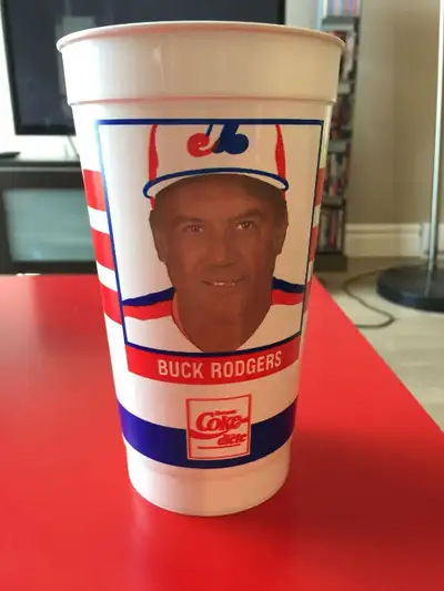 1989 MONTREAL EXPOS BEER CUP - BUCK RODGERS, View more