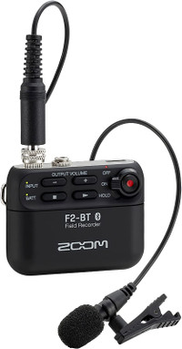 Enregistreur audio, audio recorder - ZOOM F2, 32 bits avec micro